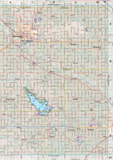 Kansas Atlas & Gazetteer Page 61 Preview 1