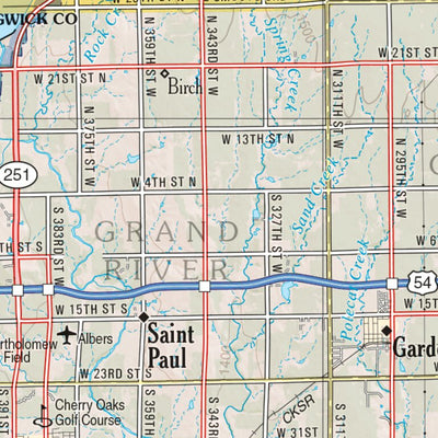 Kansas Atlas & Gazetteer Page 61 Preview 3
