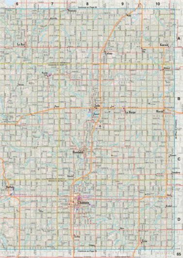 Kansas Atlas & Gazetteer Page 65 Preview 1
