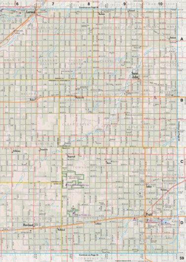 Kansas Atlas & Gazetteer Page 59 Preview 1