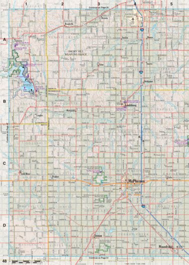 Kansas Atlas & Gazetteer Page 48 Preview 1