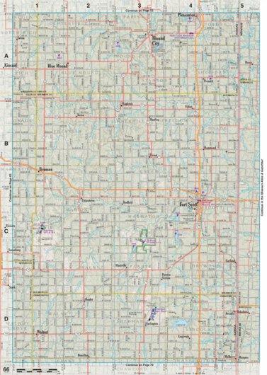 Kansas Atlas & Gazetteer Page 66 Preview 1
