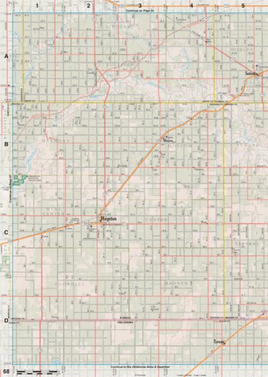 Kansas Atlas & Gazetteer Page 68 Preview 1