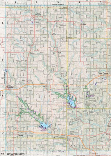 Kansas Atlas & Gazetteer Page 64 Preview 1