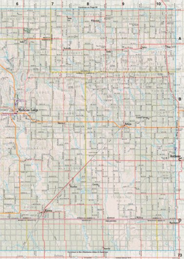 Kansas Atlas & Gazetteer Page 73 Preview 1