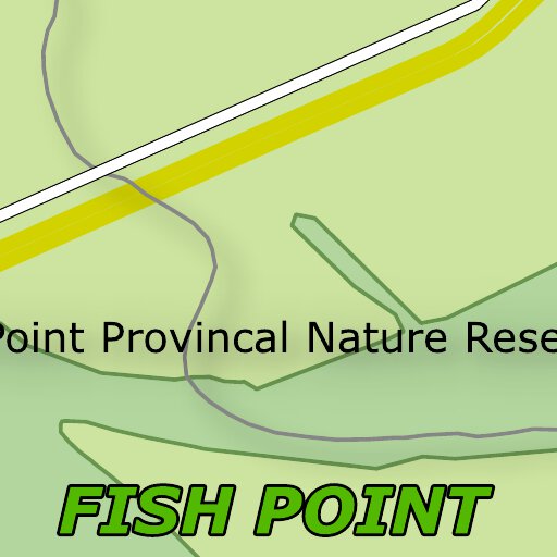 Ontario Nature Reserve: Fish Point Map by Xavier Maps | Avenza Maps