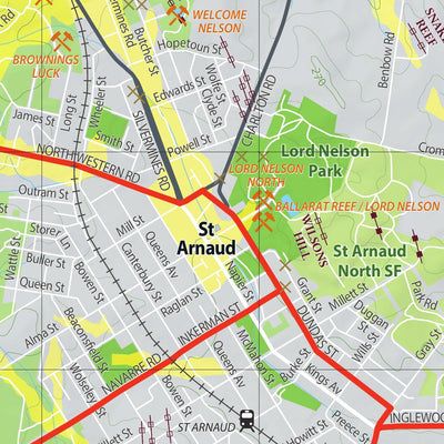 St Arnaud - Gold Prospecting Map Preview 3