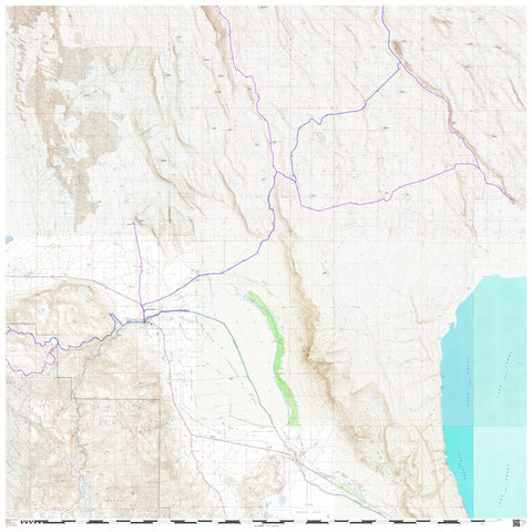 Central Oregon Where to Ride: Crescent Lake, Fort Rock, Silver Lake and the Diablo Rim. Map #12 Preview 1