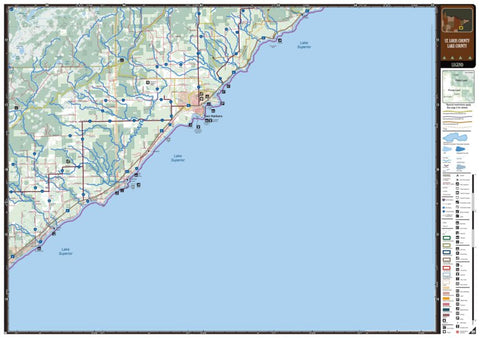 Northeastern MN All-Outdoors Atlas & Field Guide pg. 088-089 Preview 1