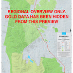 Stuart Mill - Gold Prospecting Map Preview 1