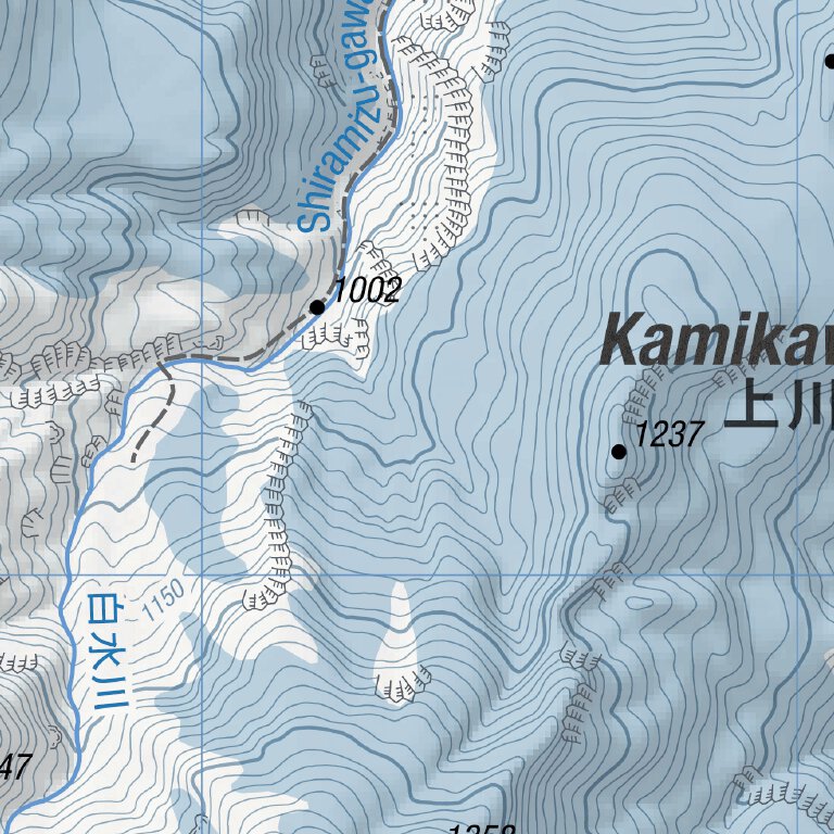 こまっぷ Niseko Backcountry (Navigable Smartphone Version) Map by