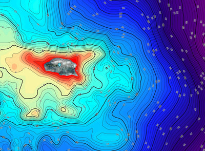 Яворівський кар'єр (озеро). Карта глибин. Preview 2