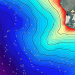 Яворівський кар'єр (озеро). Карта глибин. Preview 3
