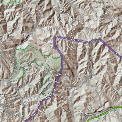 Cammino Naturale dei Parchi - CNP - Illustrated Map-Guide Preview 3