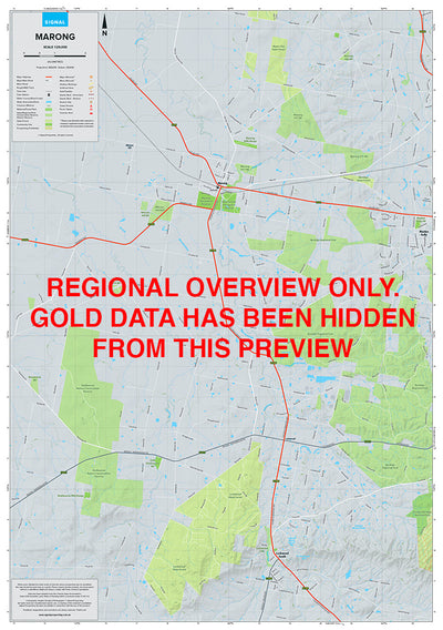 Marong - Gold Prospecting Map Preview 1