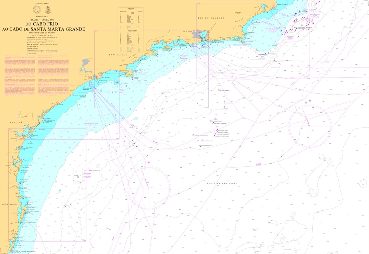 DO CABO FRIO AO CABO DE SANTA MARTA GRANDE (21070) Map by Centro de ...