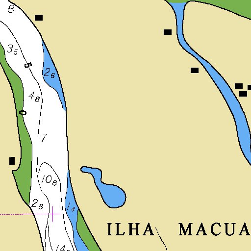 TEFÉ - SANTO ANTÔNIO DE IÇA (HS-C5) Map by Centro de Hidrografia da ...