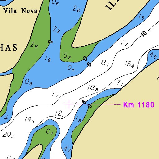 TEFÉ - SANTO ANTÔNIO DE IÇA (HS-C15) Map by Centro de Hidrografia da ...