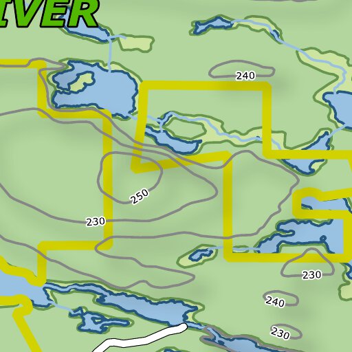 Ontario Nature Reserve: Mattawa River Part 2 Map by Xavier Maps ...