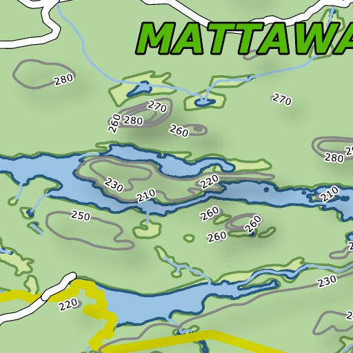 Ontario Nature Reserve: Mattawa River Part 3 Map by Xavier Maps ...