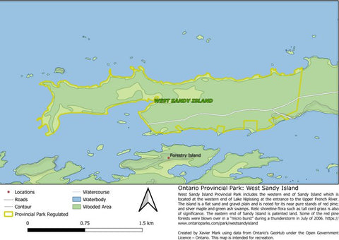 Ontario Nature Reserve: West Sandy Island Preview 1