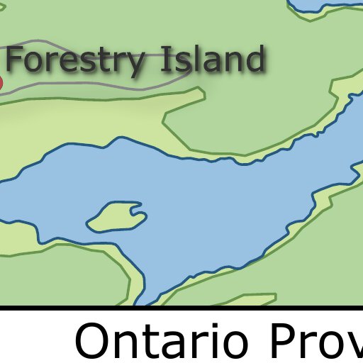 W Sandy Map Ontario Nature Reserve: West Sandy Island Map by Xavier Maps | Avenza Maps