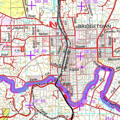 COG Series Map 2130-23: Bridgetown and Boyup Brook Preview 3