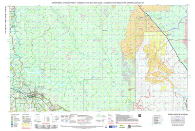 COG Series Map 2132-14: Dwellingup and Duncan Preview 1