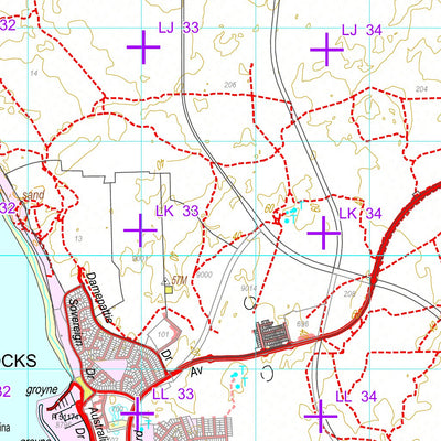 COG Series Map 2035-23: Moore River and Gingin Preview 3