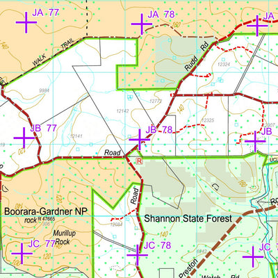 COG Series Map 2128-14: Northcliffe and Shannon Preview 2