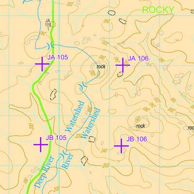 COG Series Map 2228-14: Mount Johnston and Mount Roe Preview 2