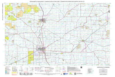 COG Series Map 2332-23: Narrogin and Yilliminning Preview 1
