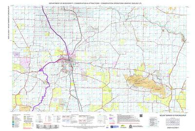 COG Series Map 2428-14: Mount Barker and Porongurup Preview 1