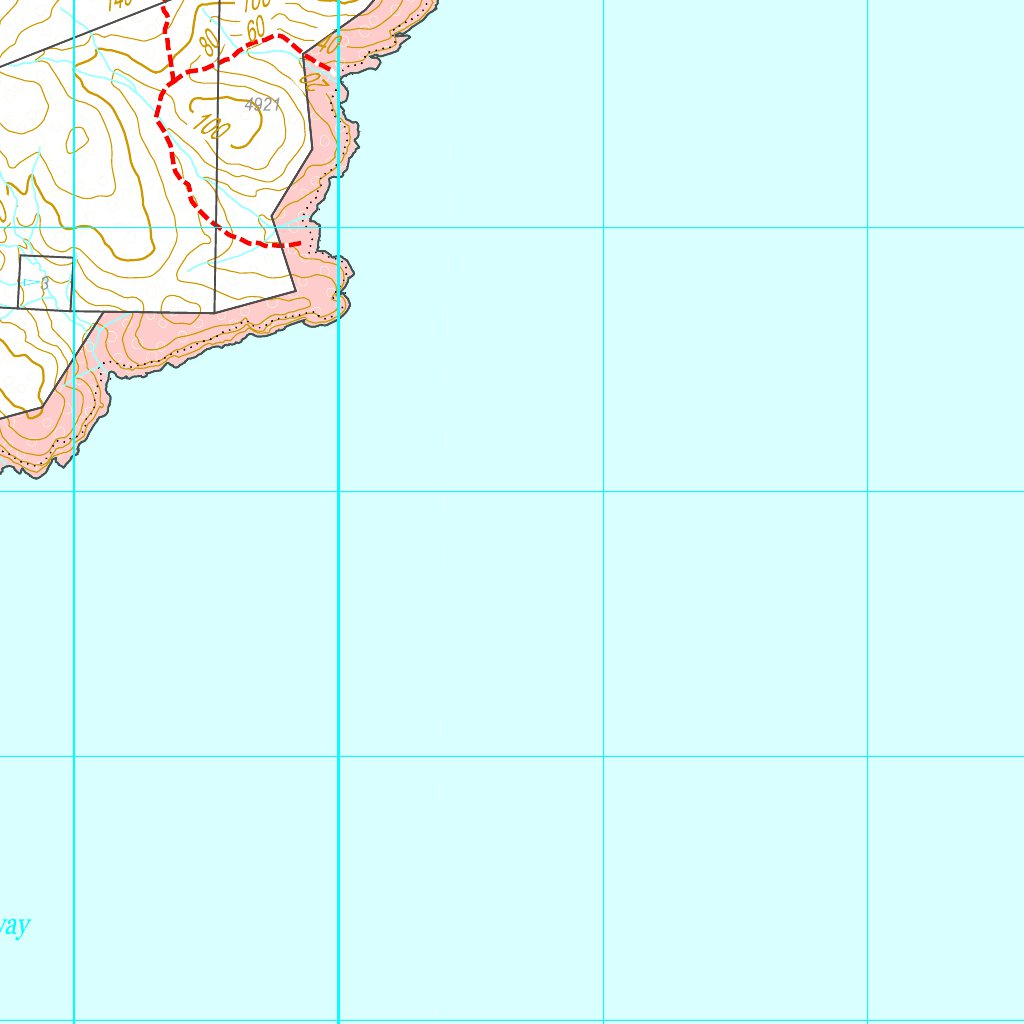 COG Series Map 2628-14: Haul Off Rock and Cape Riche by Western ...