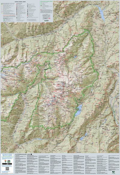 PI400 Parco Naturale Adamello Brenta Foglio Est - CARTA UFFICIALE DEL PARCO Preview 1