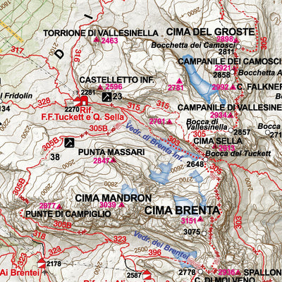 PI400 Parco Naturale Adamello Brenta Foglio Est - CARTA UFFICIALE DEL PARCO Preview 2
