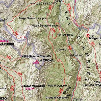 PI400 Parco Naturale Adamello Brenta Foglio Est - CARTA UFFICIALE DEL PARCO Preview 3