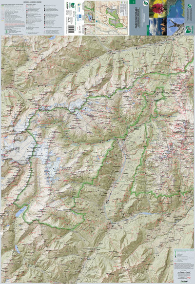PI400 Parco Naturale Adamello Brenta Foglio Ovest - CARTA UFFICIALE DEL PARCO Preview 1