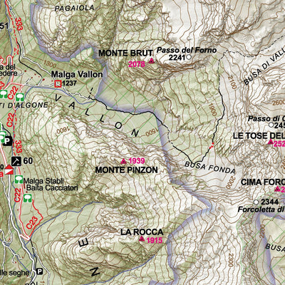 PI400 Parco Naturale Adamello Brenta Foglio Ovest - CARTA UFFICIALE DEL PARCO Preview 3