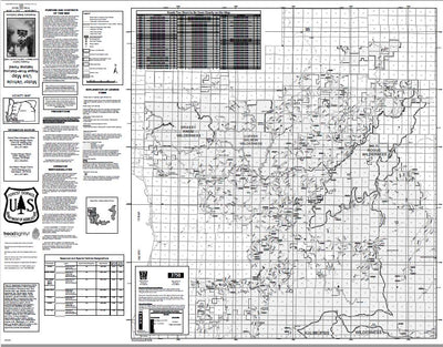 Rogue River-Siskiyou National Forest-Gold Beach and Powers Ranger District-Mother Vehicle Use Map Preview 1