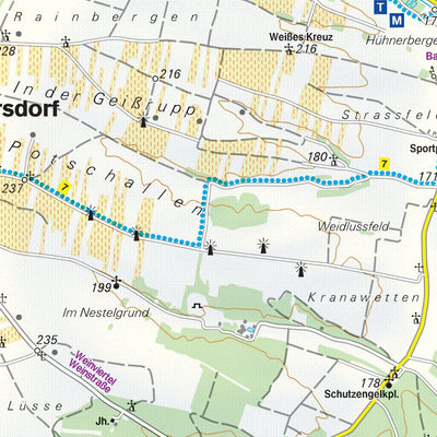 Hiking Map Weinviertel Back Side Preview 2