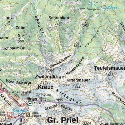 Hiking Map Pyhrn - Priel Preview 3