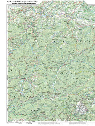 Hiking Map Hohe Wand - Schneebergland West Preview 1