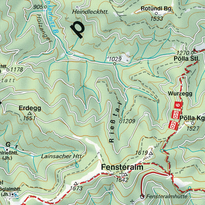 Hiking Map Gleinalpe North Preview 2