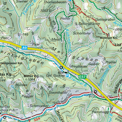 Hiking Map Gleinalpe North Preview 3