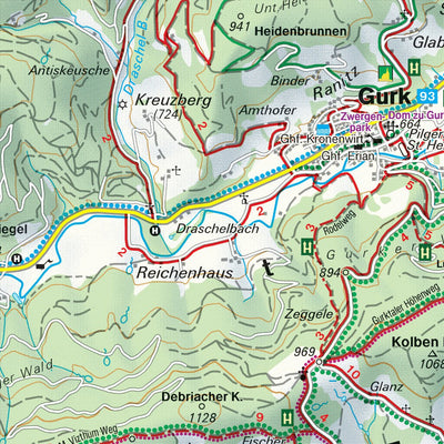 Hiking Map Mittelkärnten - Gurktaler Alpen Preview 2