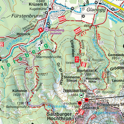 Hiking Map Salzburger Seenland Preview 3