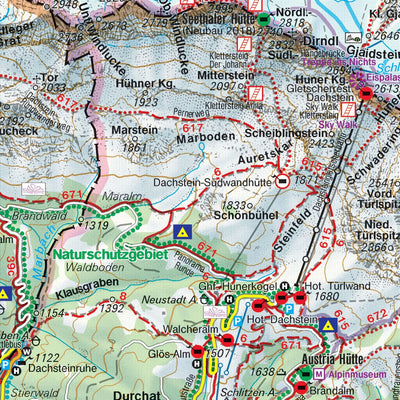 Hiking Map Dachstein - Ausseerland Preview 3