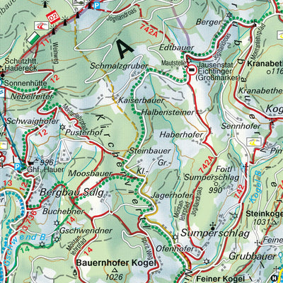 Hiking Map Fischbacher Alpen Preview 2