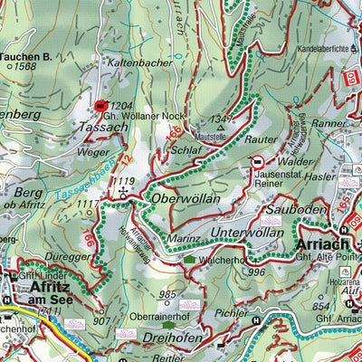 Hiking Map Liesertal - Maltatal South Preview 3